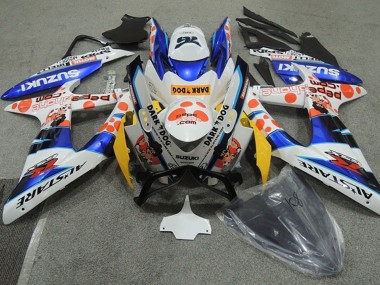 Comprar Carenados Moto Suzuki GSXR 600 2008-2010 - Blanco Azul Naranja Alstare Dark Dog