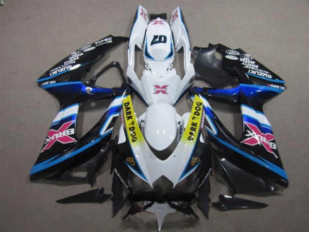 Comprar Carenados Moto Suzuki GSXR 600 2008-2010 - Blanco Azul Negro Amarillo Dark Dog Rosa X