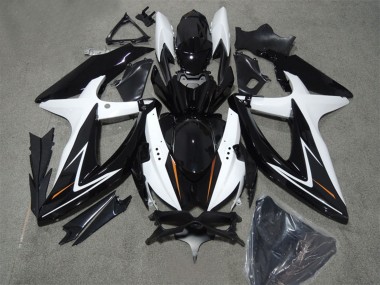 Comprar Carenados Moto Suzuki GSXR 600 2008-2010 - Blanco Negro Brillante