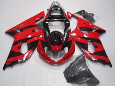 Comprar Carenados Moto Suzuki GSXR 750 2001-2003 - Rojo Negro Brillante