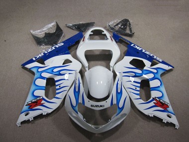 Comprar Carenados Moto Suzuki GSXR 750 2001-2003 - Blanco Azul Llama