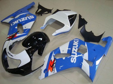 Comprar Carenados Moto Suzuki GSXR 750 2001-2003 - Blanco Azul Negro Brillante