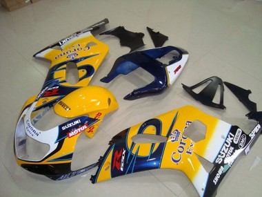 Comprar Carenados Moto Suzuki GSXR 750 2001-2003 - Amarillo Blanco Azul Alstare Corona Extra Motul