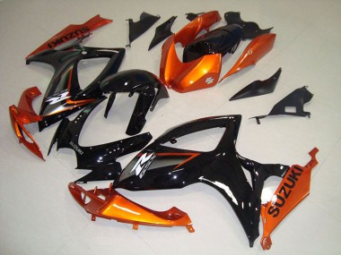 Comprar Carenados Moto Suzuki GSXR 750 2006-2007 - Naranja Negro Brillante