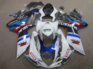 Comprar Carenados Moto Suzuki GSXR 750 2011-2024 - Blanco Azul Motul