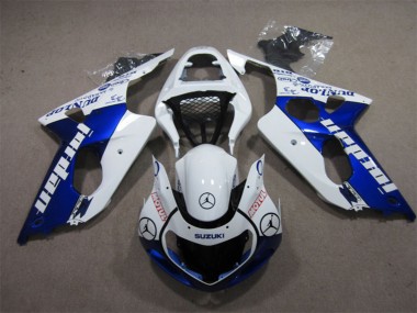 Comprar Carenados Moto Suzuki GSXR 1000 2000-2002 - Blanco Azul Jordan Motul