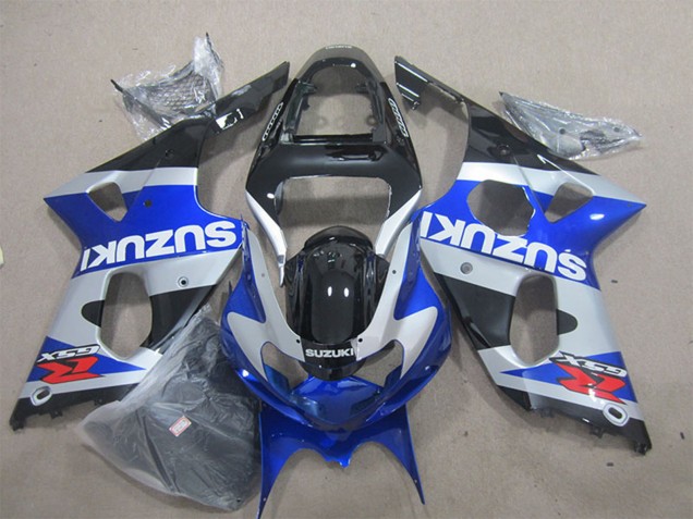 Comprar Carenados Moto Suzuki GSXR 1000 2000-2002 - Azul Plata Negro Rojo Blanco Calcomanía