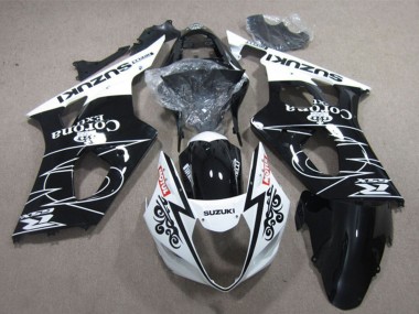 Comprar Carenados Moto Suzuki GSXR 1000 2003-2004 - Blanco Negro Brillante Corona Extra Motul