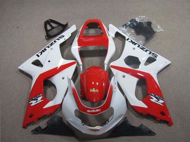 Comprar Carenados Moto Suzuki GSXR 1000 2003-2004 - Blanco Rojo