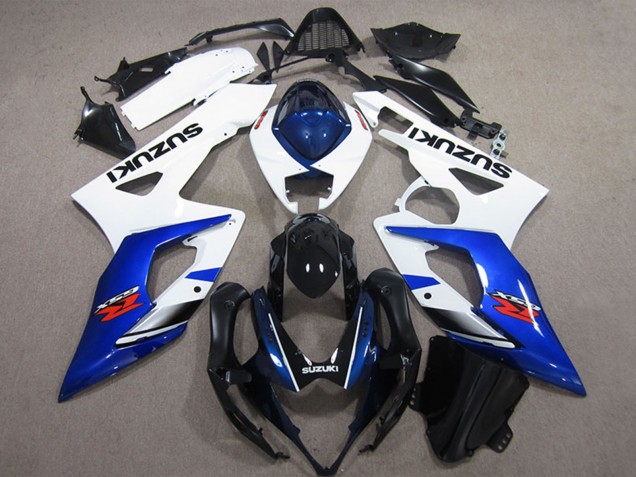 Comprar Carenado Moto Suzuki GSXR 1000 2005-2006 - Blanco Azul Negro Brillante