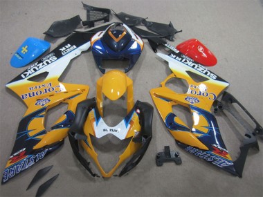 Comprar Carenados Moto Suzuki GSXR 1000 2005-2006 - Blanco Amarillo Azul Negro Corona Extra Alstare