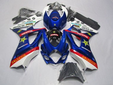 Comprar Kits Carenado Moto Suzuki GSXR 1000 2007-2008 - Blanco Azul Rojo Negro Rockstar