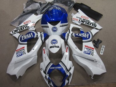 Comprar Carenados Moto Suzuki GSXR 1000 2007-2008 - Blanco Azul Lucky Strike Rojo Motul