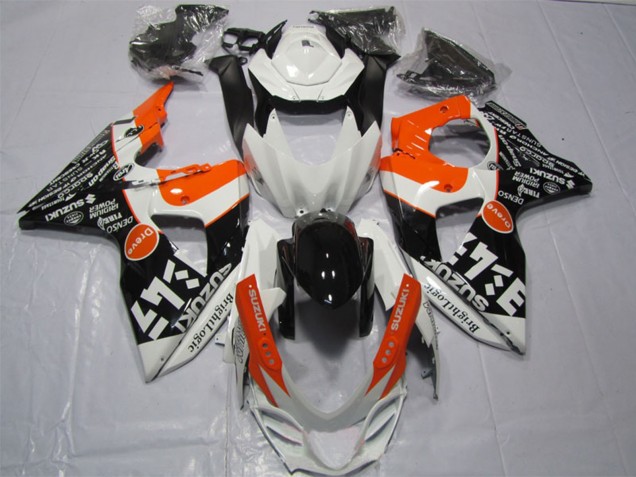 Comprar Carenados Moto Suzuki GSXR 1000 2009-2016 - Blanco Naranja Negro Bright Logic