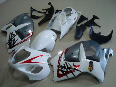 Comprar Carenados Moto Suzuki GSXR 1300 Hayabusa 1996-2007 - Blanco Rojo Gris Mate