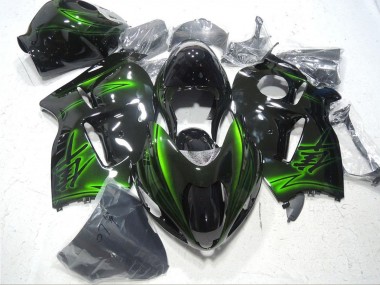 Comprar Carenados Moto Suzuki GSXR 1300 Hayabusa 1996-2007 - Negro Brillante Verde