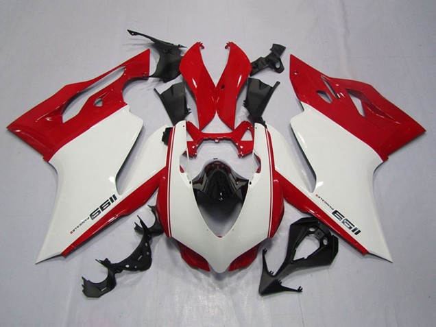 Comprar Carenados Moto Ducati 1199 2011-2014 - Blanco Rojo Negro
