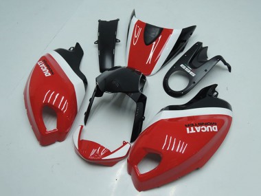 Comprar Carenados Moto Ducati Monster 696 2008-2012 - Blanco Rojo Negro Brillante