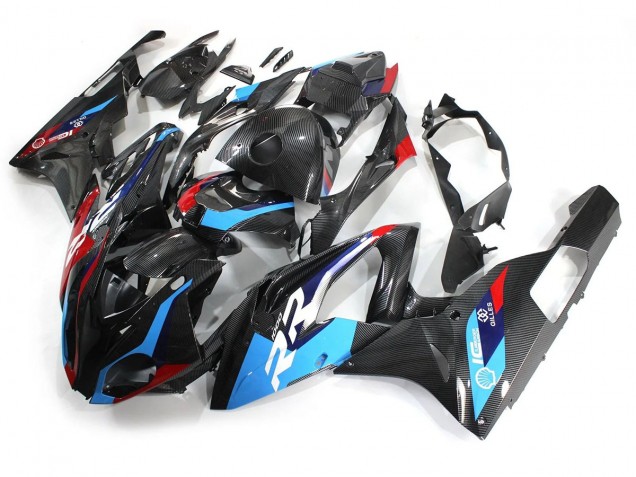 Comprar Carenados Moto BMW S1000RR 2015-2016 - Azul Rojo FibraCarbono