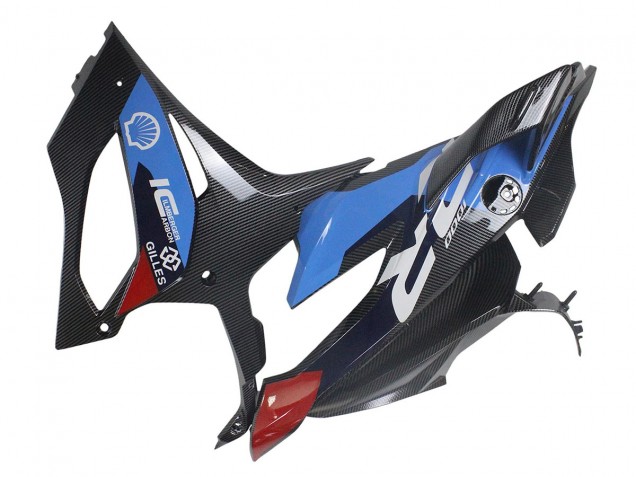 Comprar Carenados Moto BMW S1000RR 2023-2024 - Azul Rojo FibraCarbono