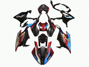 Comprar Carenado Moto BMW S1000RR 2019-2022 - Negro Azul Rojo Oro EstiloCarrera