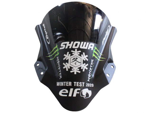 Comprar Carenados Moto Kawasaki EX400 2018-2024 - Negro Mate Verde Monstruo Showr Nieve