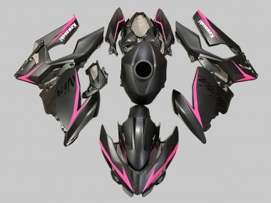 Comprar Carenados Moto Kawasaki EX400 2018-2024 - Negro Mate Rosa