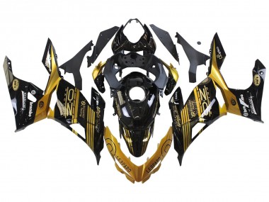 Comprar Carenados Moto Kawasaki EX400 2018-2024 - Oro Negro Brillante