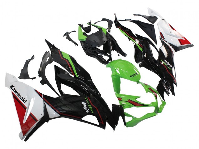 Comprar Carenados Moto Kawasaki ZX6R 2019-2022 - Verde Negro Brillante Blanco Rojo