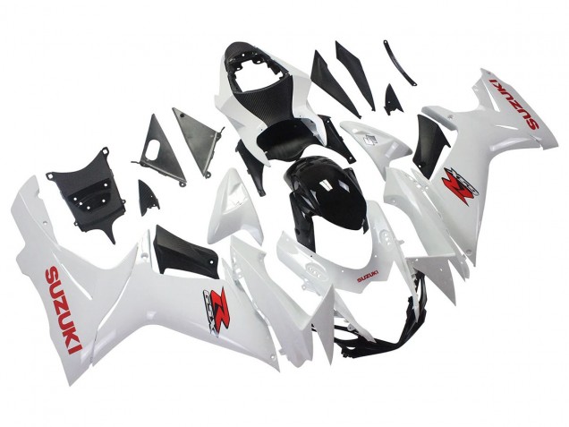 Comprar Carenados Moto Suzuki GSXR 600/750 2011-2024 - Blanco Negro Brillante Rojo Calcomanía