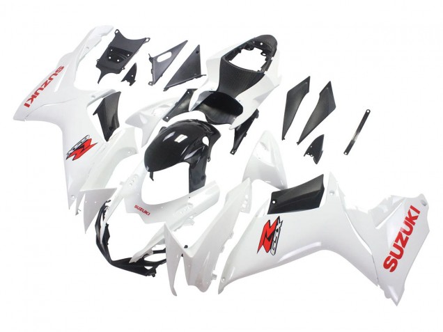 Comprar Carenados Moto Suzuki GSXR 600/750 2011-2024 - Blanco Negro Brillante Rojo Calcomanía