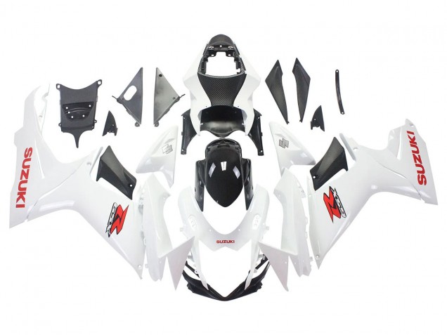 Comprar Carenados Moto Suzuki GSXR 600/750 2011-2024 - Blanco Negro Brillante Rojo Calcomanía