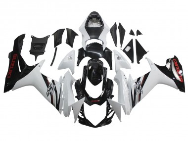 Comprar Carenados Moto Suzuki GSXR 600/750 2011-2024 - Blanco Negro Brillante