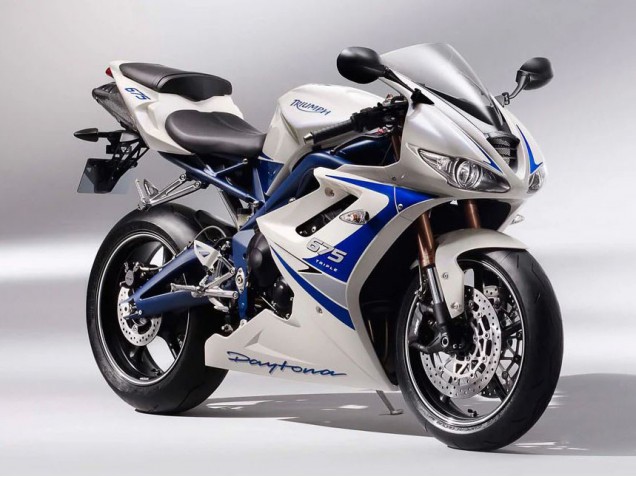 Comprar Carenados Moto Triumph Daytona 675 2006-2008 - Plata Blanco Azul