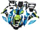 Comprar Carenados Moto Yamaha YZF R1 2015-2019 - Azul Verde Negro Tiburón