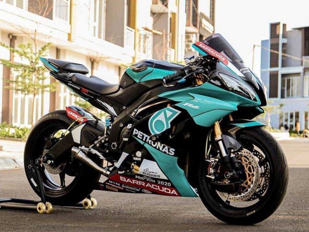 Comprar Carenados Moto Yamaha YZF R6 2008-2016 - Verde Claro Blanco Negro Petronas