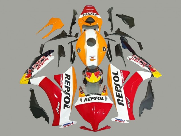 Comprar Carenados Moto Honda CBR1000RR 2012-2016 - Blanco Naranja Rojo Amarillo HRC Repsol