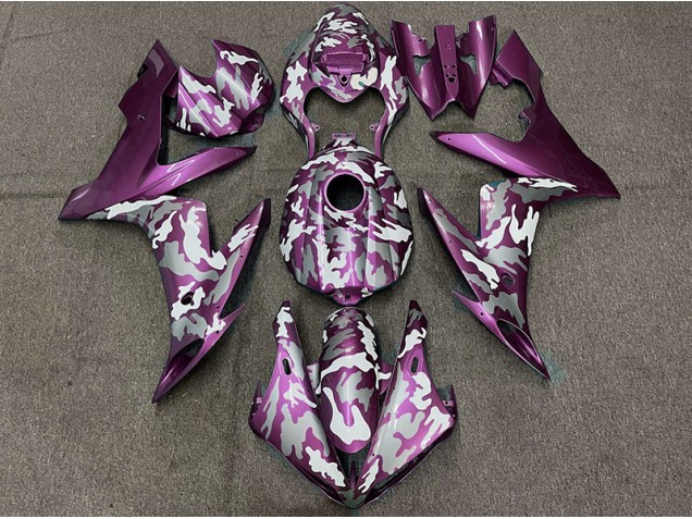 Magenta Oscuro Camuflaje 2004-2006 Yamaha R1 Carenados Moto Magenta Oscuro Camuflaje 2004-2006 Yamaha R1 Carenados Moto