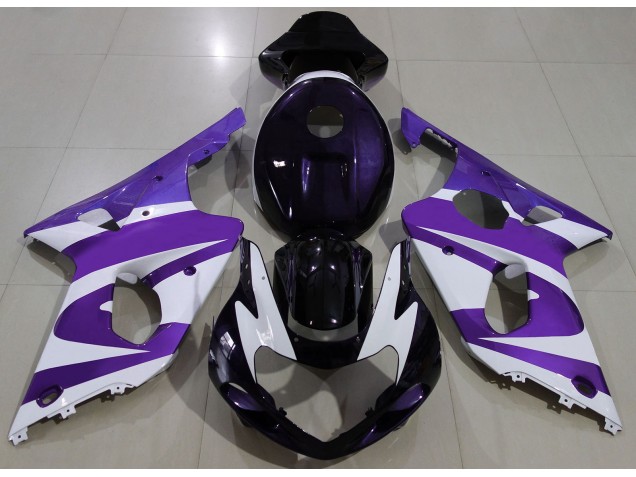 Morado Oscuro 2000-2002 Suzuki GSXR 1000 Carenados Moto Morado Oscuro 2000-2002 Suzuki GSXR 1000 Carenados Moto