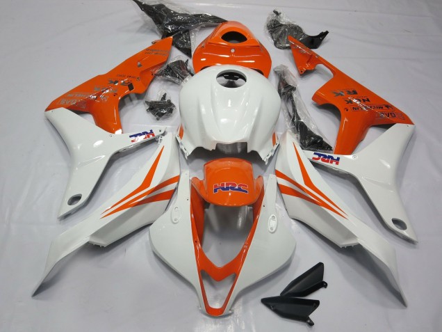 Naranja & Blanco HRC 2007-2008 Honda CBR600RR Carenados Moto Naranja & Blanco HRC 2007-2008 Honda CBR600RR Carenados Moto
