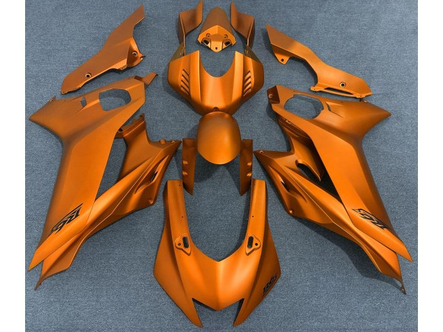 Naranja Brillante Mate 2017-2021 Yamaha R6 Carenados Moto Naranja Brillante Mate 2017-2021 Yamaha R6 Carenados Moto