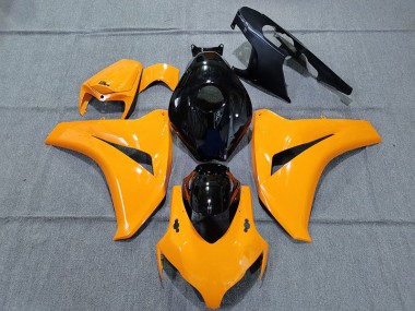 Naranja Brillante & Negro 2008-2011 Honda CBR1000RR Carenados Moto