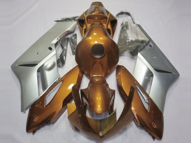 Naranja Brillante & Plata 2004-2005 Honda CBR1000RR Carenados Moto
