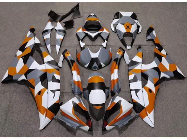 Naranja Camuflaje Llanura 2008-2016 Yamaha R6 Carenados Moto Naranja Camuflaje Llanura 2008-2016 Yamaha R6 Carenados Moto