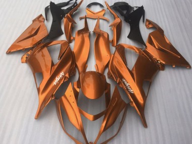 Naranja Caramelo Brillo 2016-2019 Kawasaki ZX10R Carenados Moto