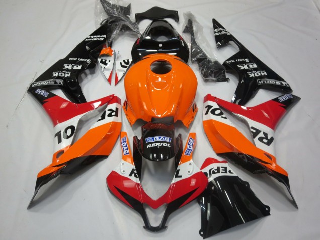 Naranja Claro Repsol 2007-2008 Honda CBR600RR Carenados Moto Naranja Claro Repsol 2007-2008 Honda CBR600RR Carenados Moto