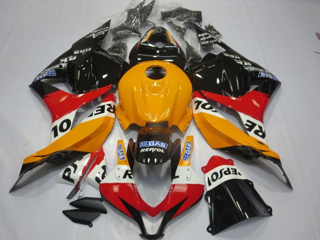 Naranja Claro Repsol 2009-2012 Honda CBR600RR Carenados Moto Naranja Claro Repsol 2009-2012 Honda CBR600RR Carenados Moto