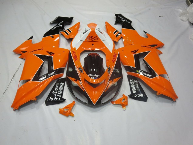 Naranja Negro 2006-2007 Kawasaki ZX10R Carenados Moto Naranja Negro 2006-2007 Kawasaki ZX10R Carenados Moto