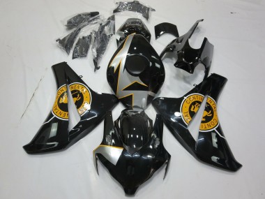 Naranja Negro & Plata 2008-2011 Honda CBR1000RR Carenados Moto