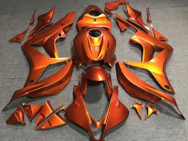 Naranja Plana 2007-2008 Honda CBR600RR Carenados Moto